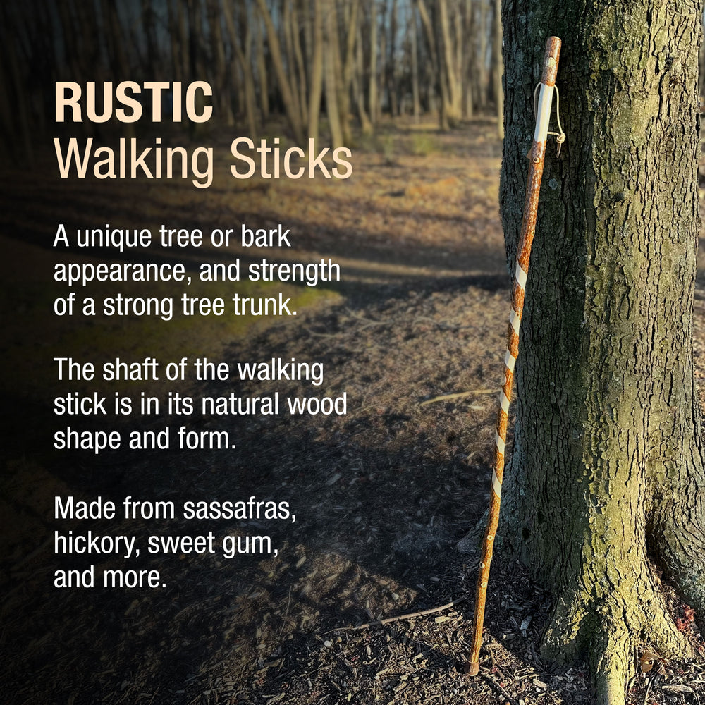 
                  
                    Twisted Sassafras Rustic Walking Stick
                  
                