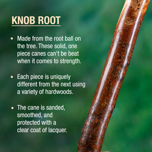 
                  
                    Assorted Hardwood Root Rustic Walking Cane
                  
                