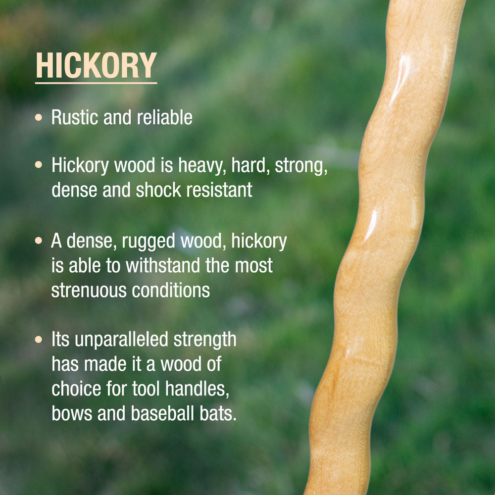 
                  
                    Twisted Hickory Texas Safari Hitchhiker Handcrafted Walking Stick 58"
                  
                
