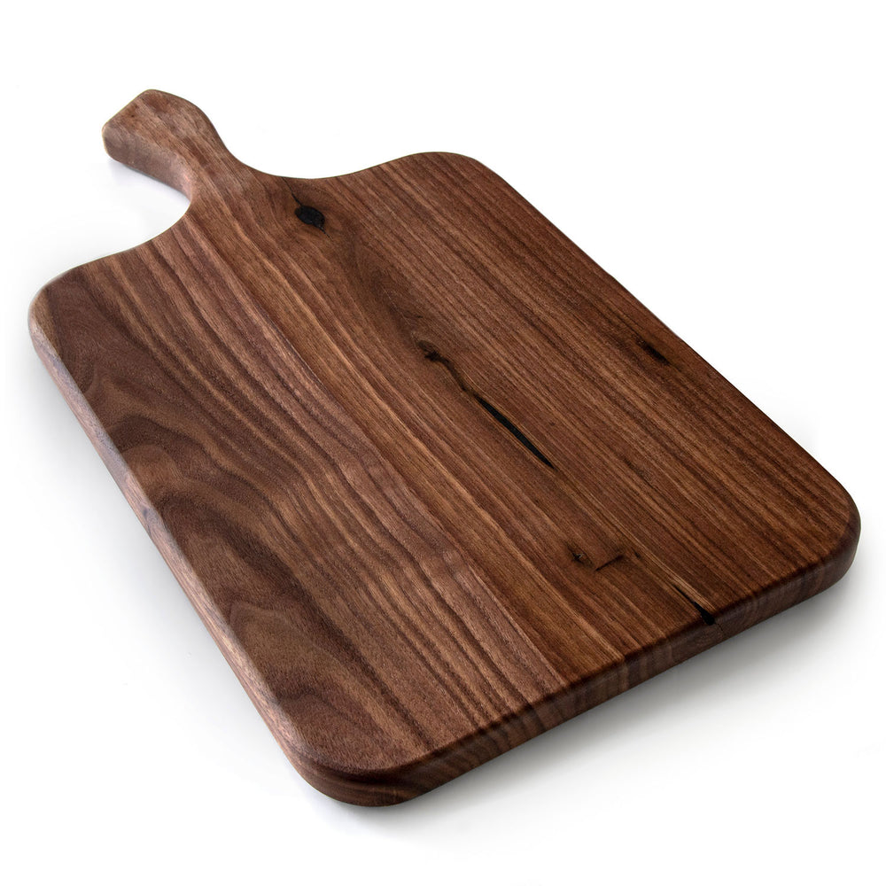 Seasoned Walnut Paddle Cutting Boards