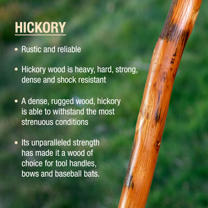 
                  
                    Hickory Rustic Walking Stick
                  
                