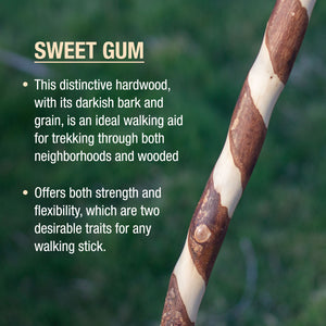 
                  
                    Twisted Sweet Gum Rustic Walking Stick
                  
                