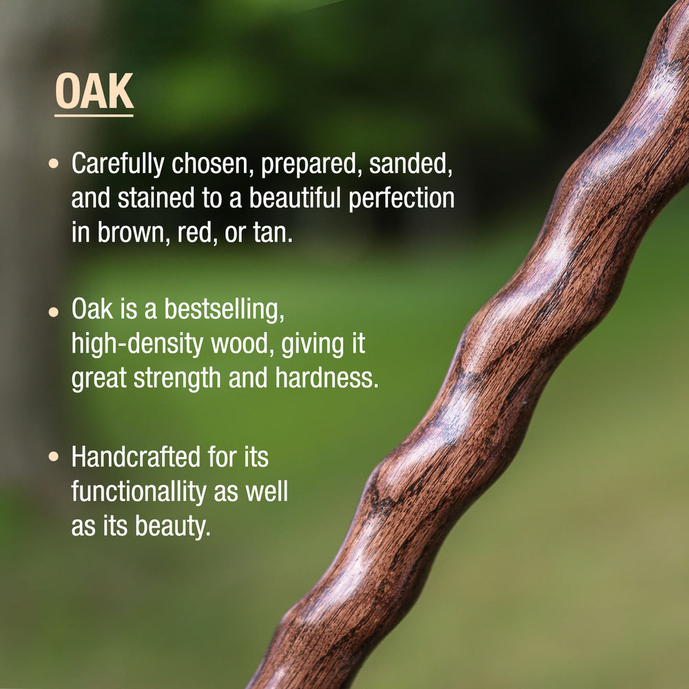 
                  
                    Twisted Oak Ergonomic Fitness Handcrafted Walking Stick
                  
                