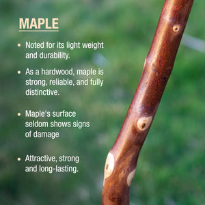 
                  
                    Maple Rustic Walking Stick 55"
                  
                