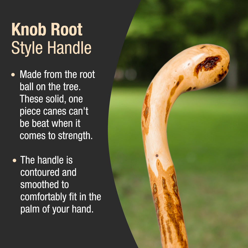 
                  
                    Assorted Hardwood Knob Root Rustic Walking Cane 37"
                  
                