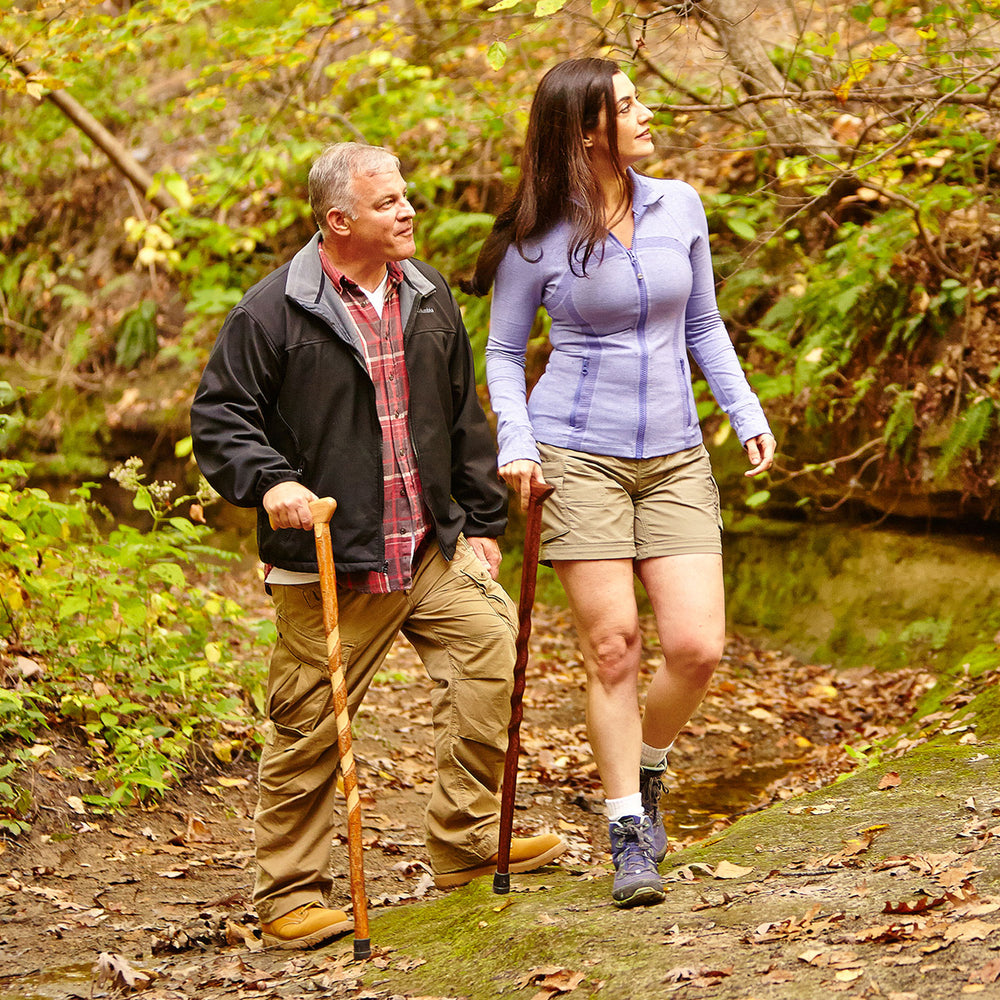 
                  
                    Twisted Sassafras Traditional Rustic Walking Cane 37"
                  
                