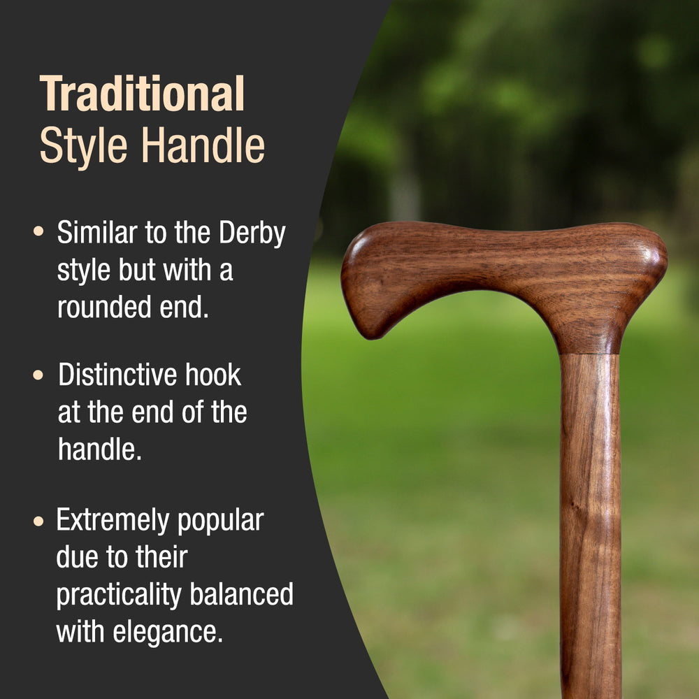 
                  
                    Twisted Walnut Traditional Handcrafted Walking Cane 37"
                  
                