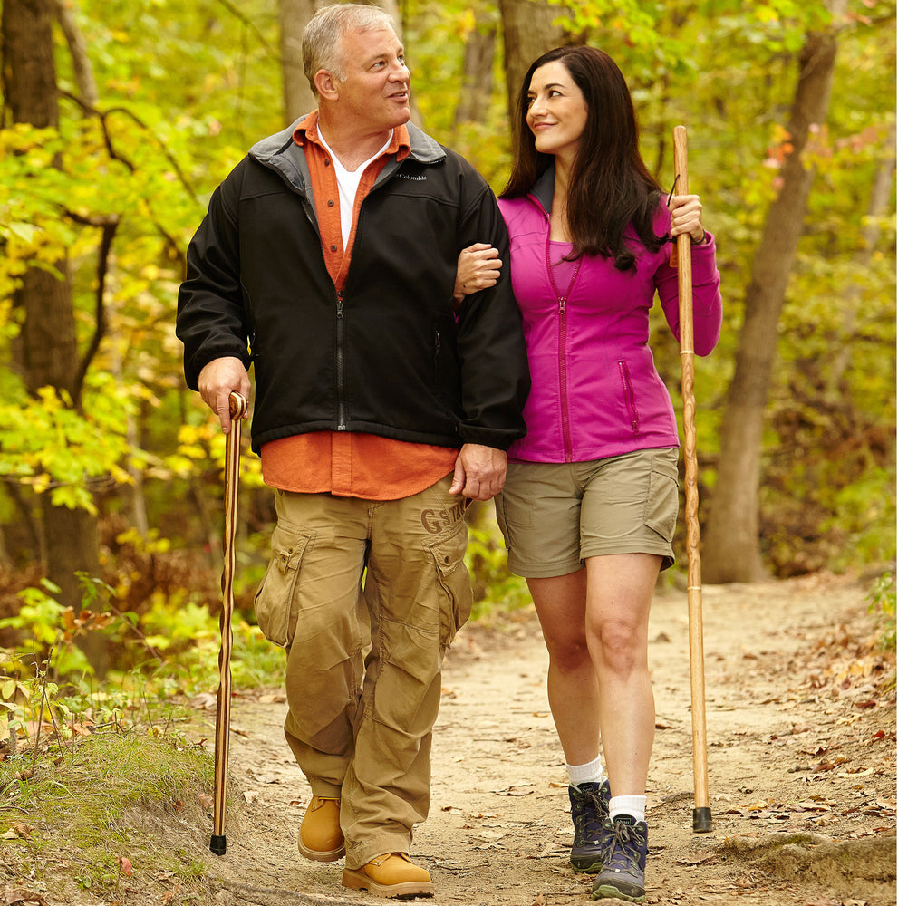 
                  
                    Twisted Oak Traveler's Handcrafted Walking Stick 55"
                  
                