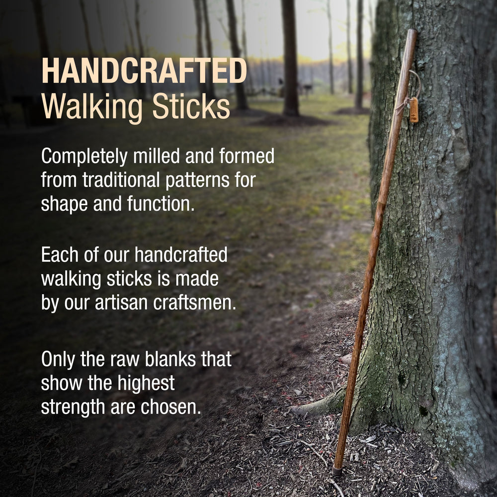 
                  
                    Twisted Oak Traveler's Handcrafted Walking Stick 55"
                  
                