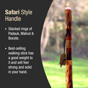 
                  
                    Safari Hickory Rustic Walking Stick 55"
                  
                