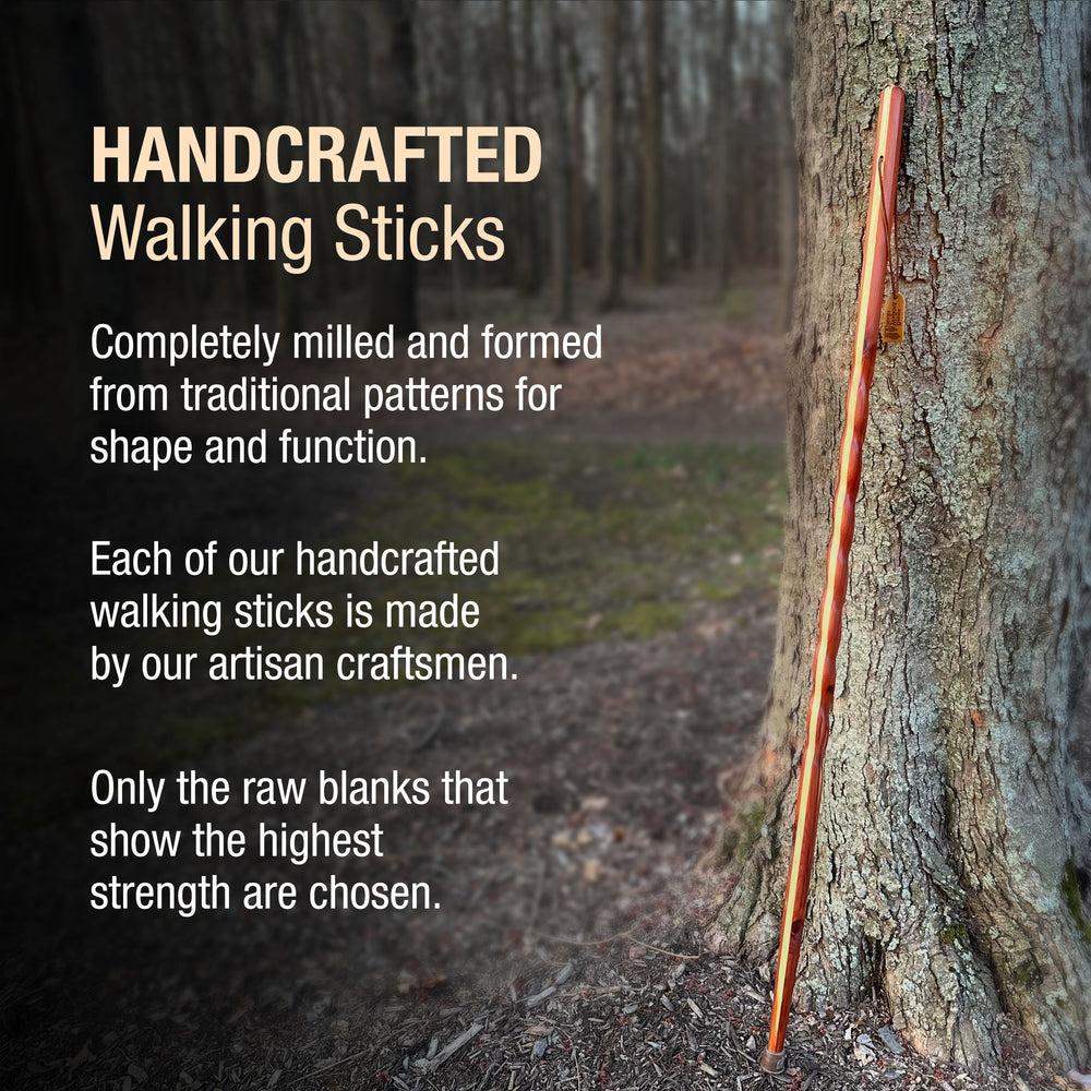 
                  
                    Twisted Cedar Backpacker Handcrafted Walking Stick
                  
                
