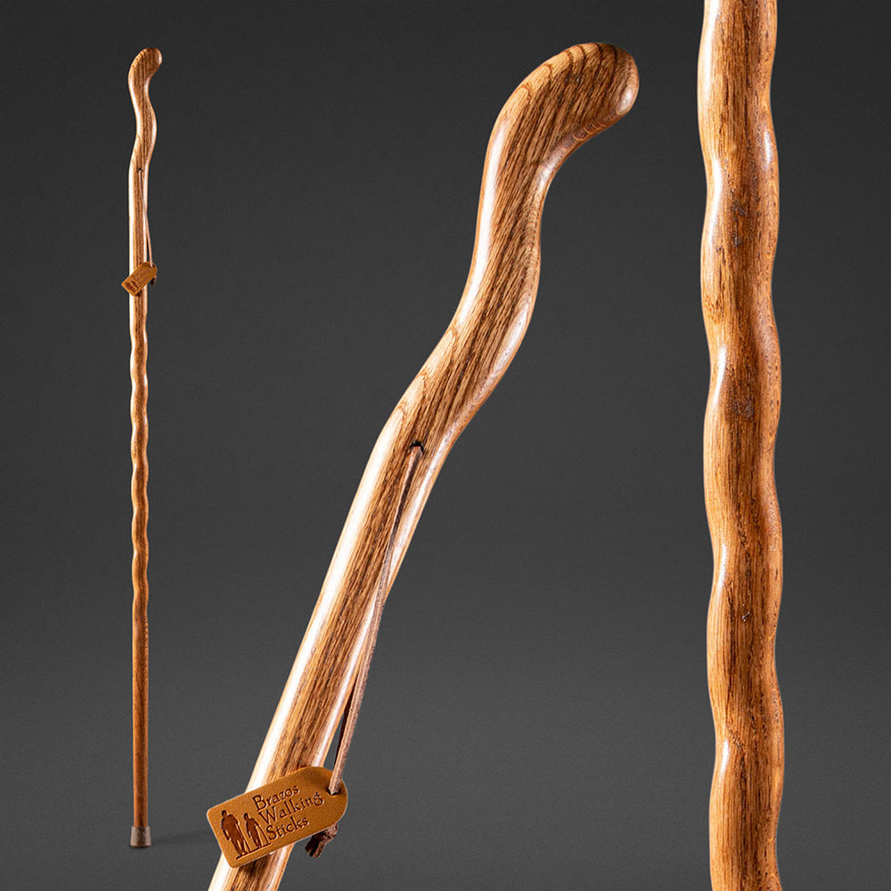 
                  
                    Twisted Oak Ergonomic Fitness Handcrafted Walking Stick
                  
                