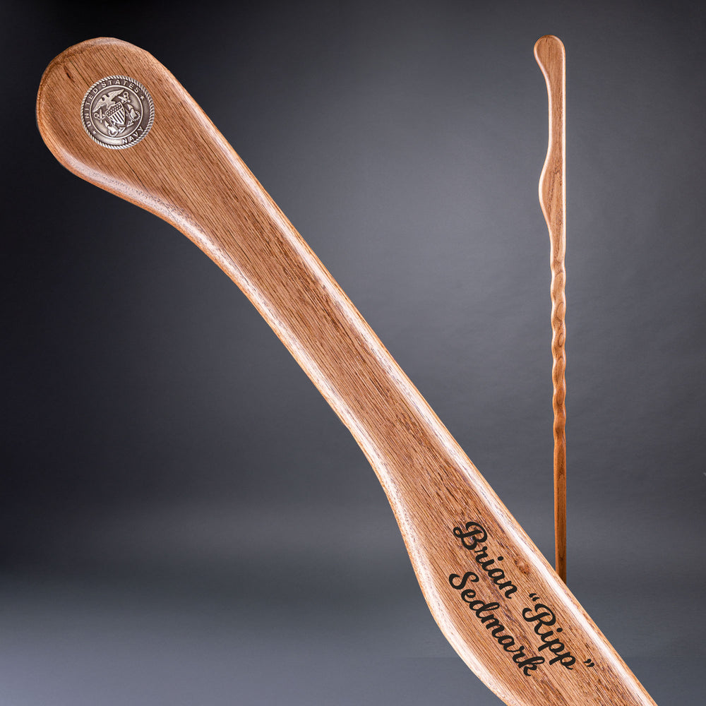 
                  
                    Personalized Handcrafted Veterans Walking Stick
                  
                