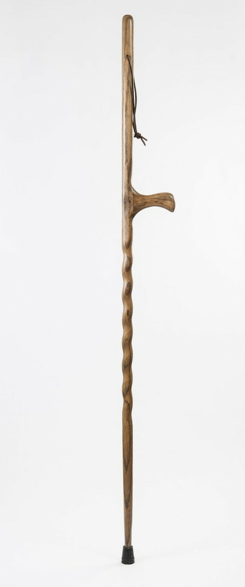 Twisted Oak Dual Purpose Handcrafted Walking Stick 55" Brazos Walking