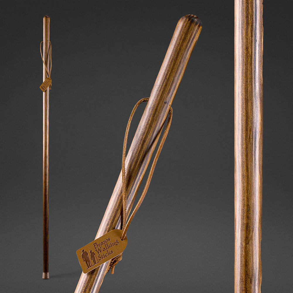 Traditional Straight Pine Handcrafted Walking Stick